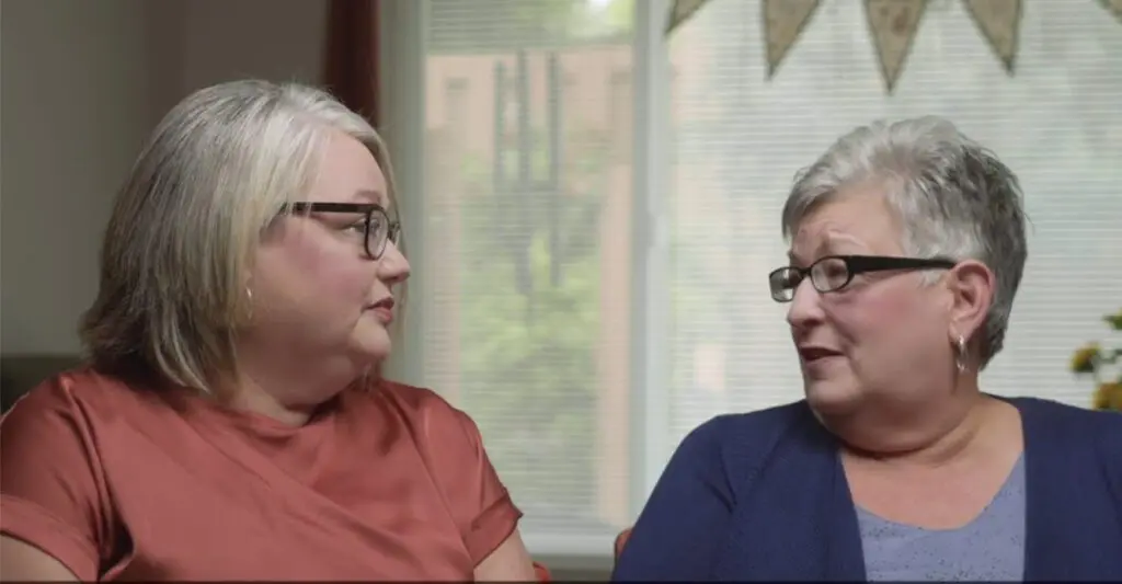 youtube thumbnail of two senior women wearing glasses looking at each other