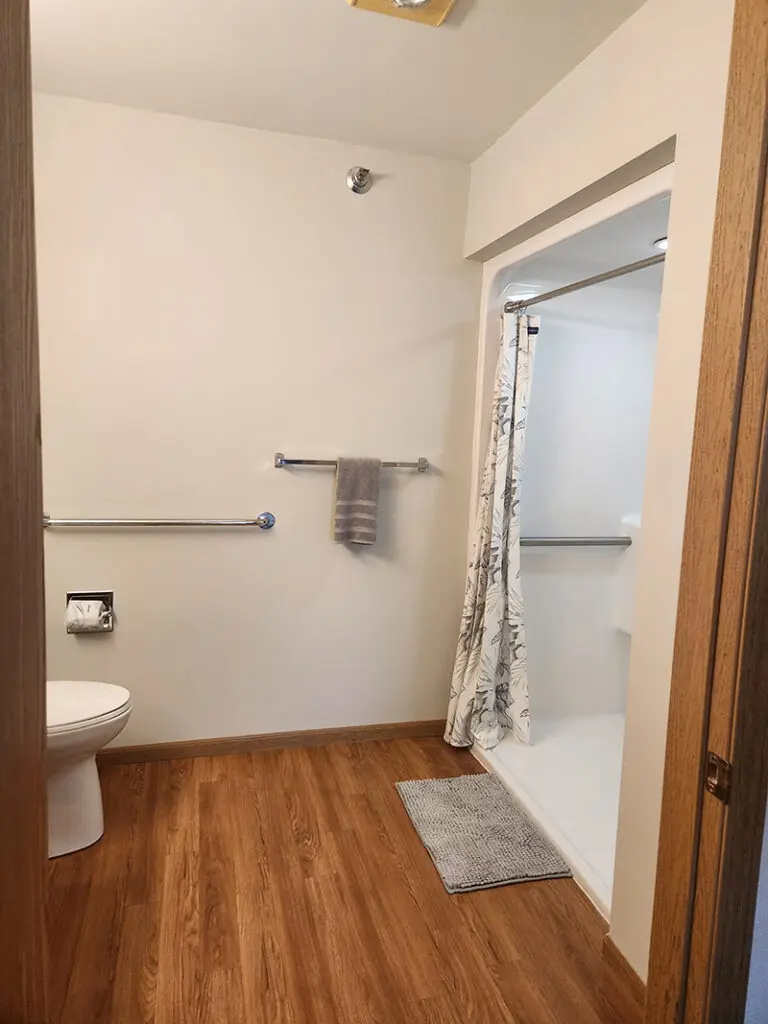 bathroom at community residence